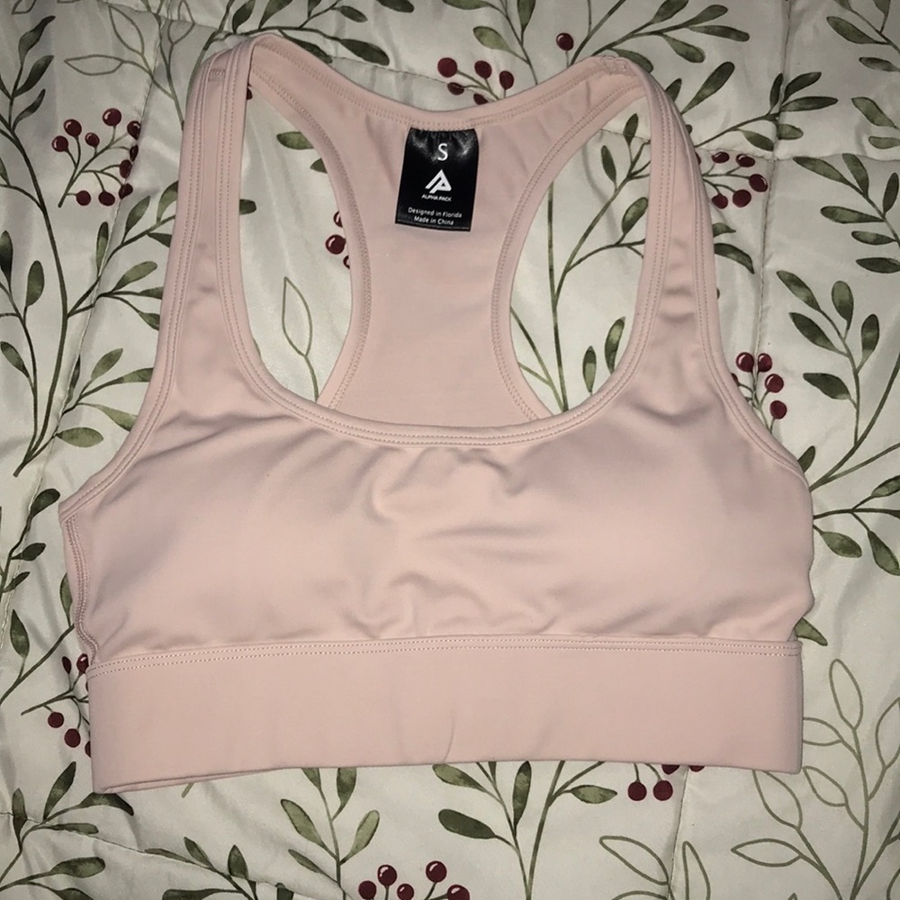 ALPHAPACK pink sports bra